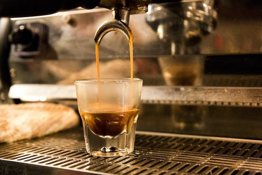 Coffee being poured