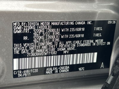 2026 Toyota RAV4 SE