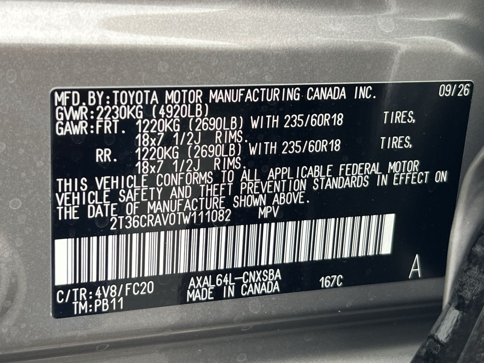 2026 Toyota RAV4 SE