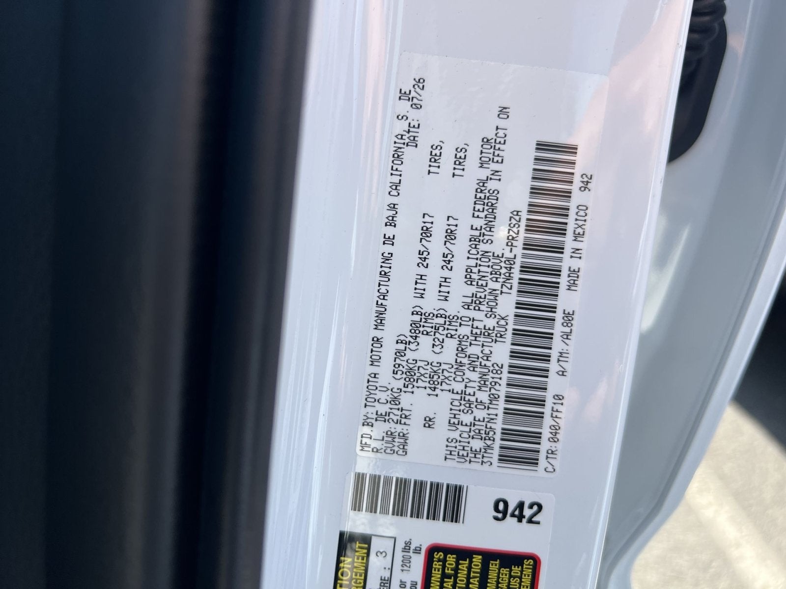 2026 Toyota Tacoma SR5