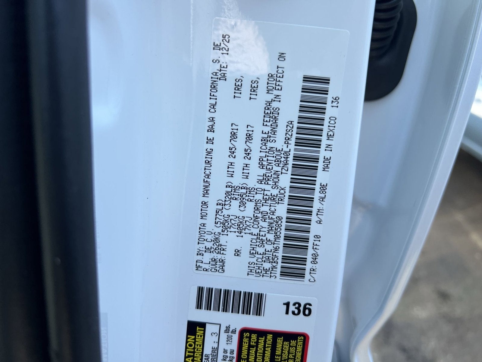 2026 Toyota Tacoma SR5