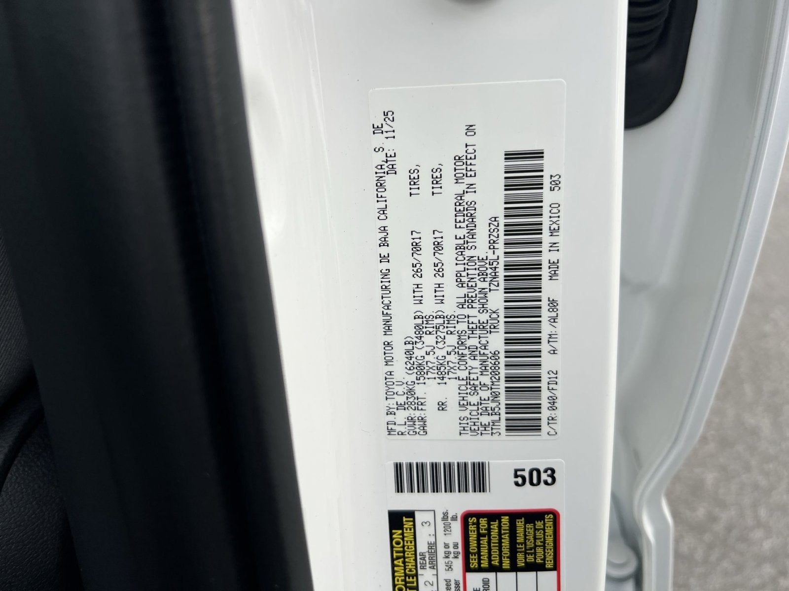 2026 Toyota Tacoma TRD Off-Road