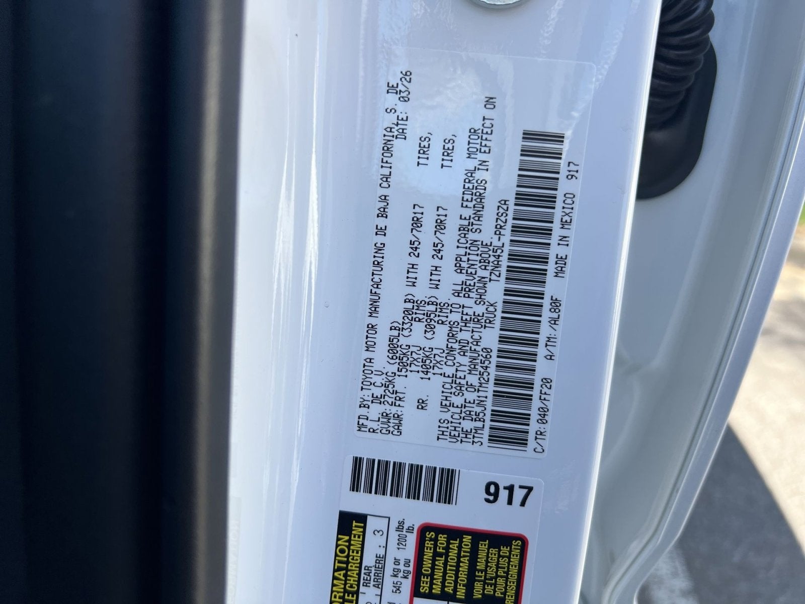 2026 Toyota Tacoma SR5