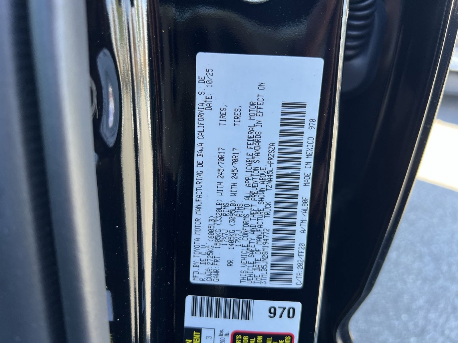 2025 Toyota Tacoma SR5