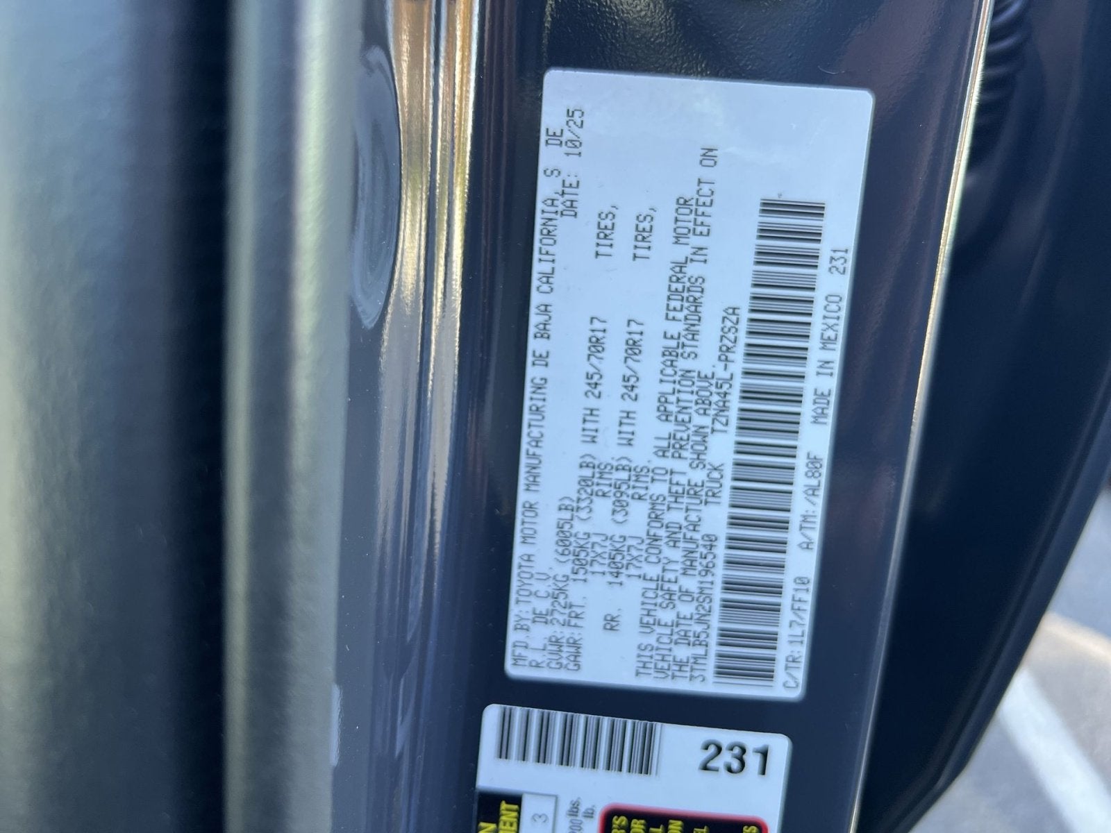 2025 Toyota Tacoma SR5