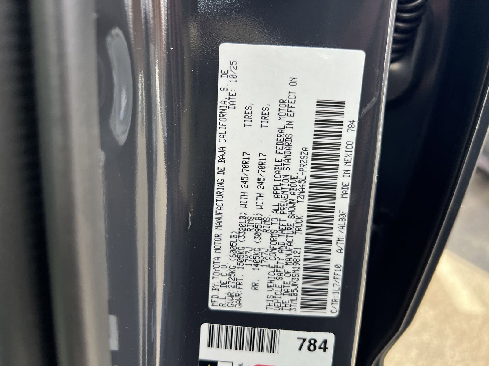 2025 Toyota Tacoma SR5