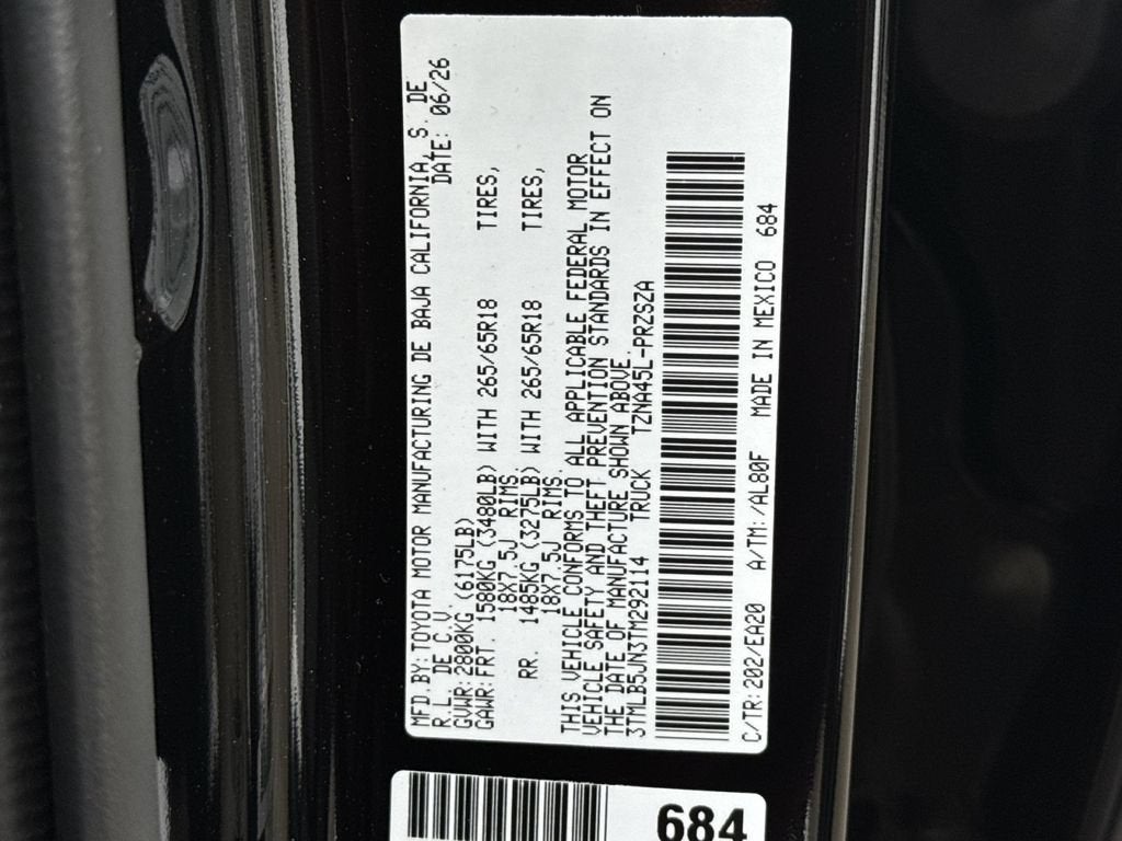 2026 Toyota Tacoma TRD Sport