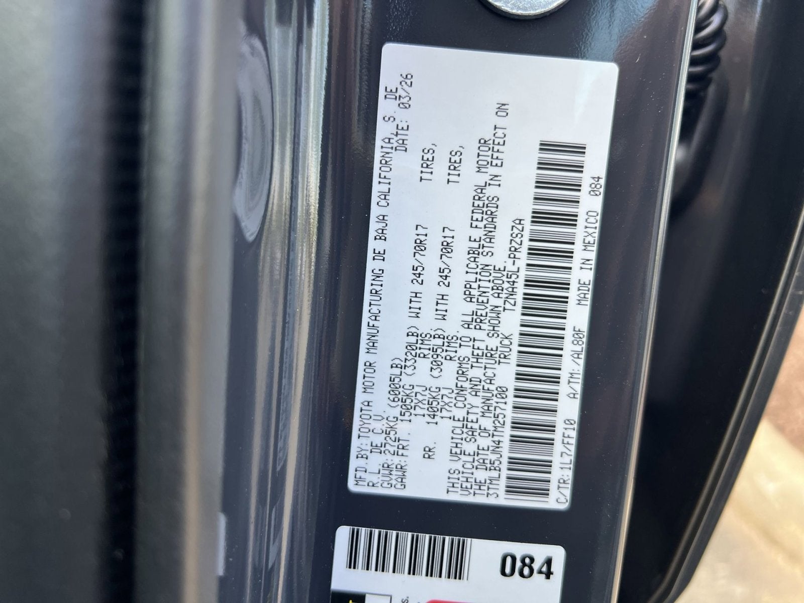 2026 Toyota Tacoma SR5