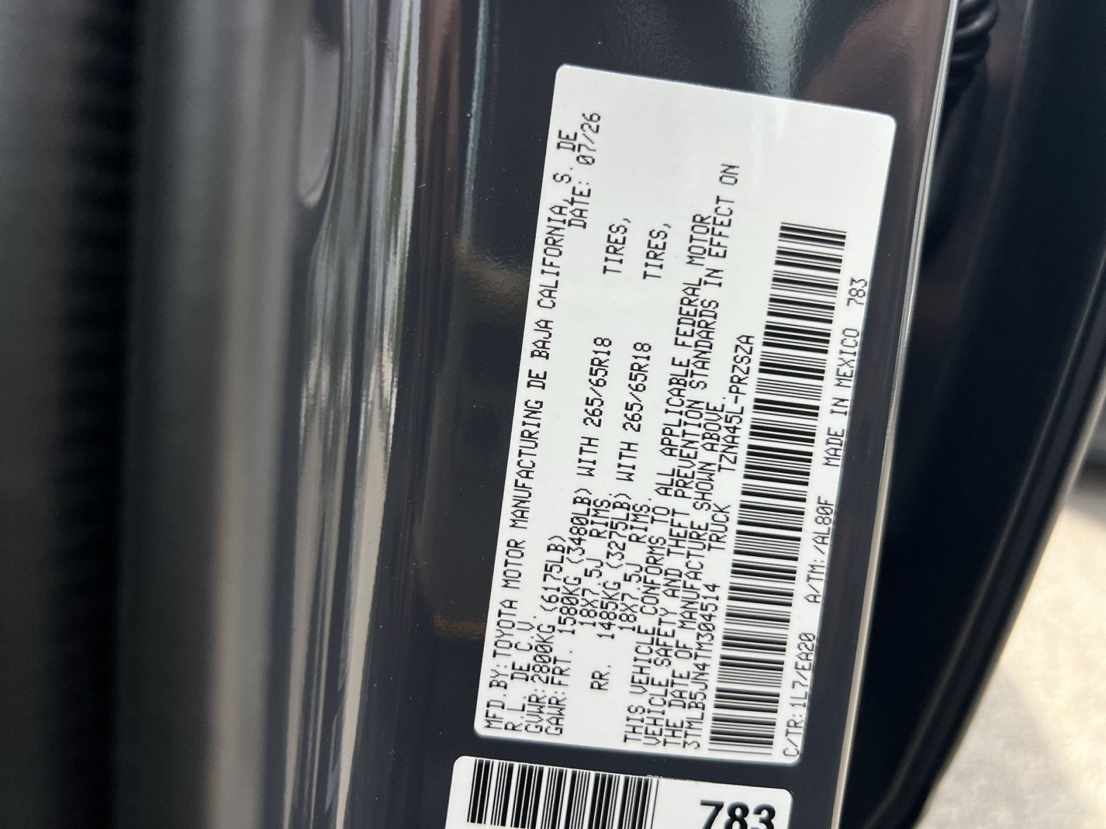 2026 Toyota Tacoma TRD Sport