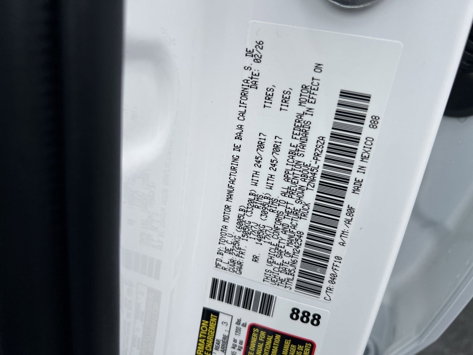 2026 Toyota Tacoma SR5