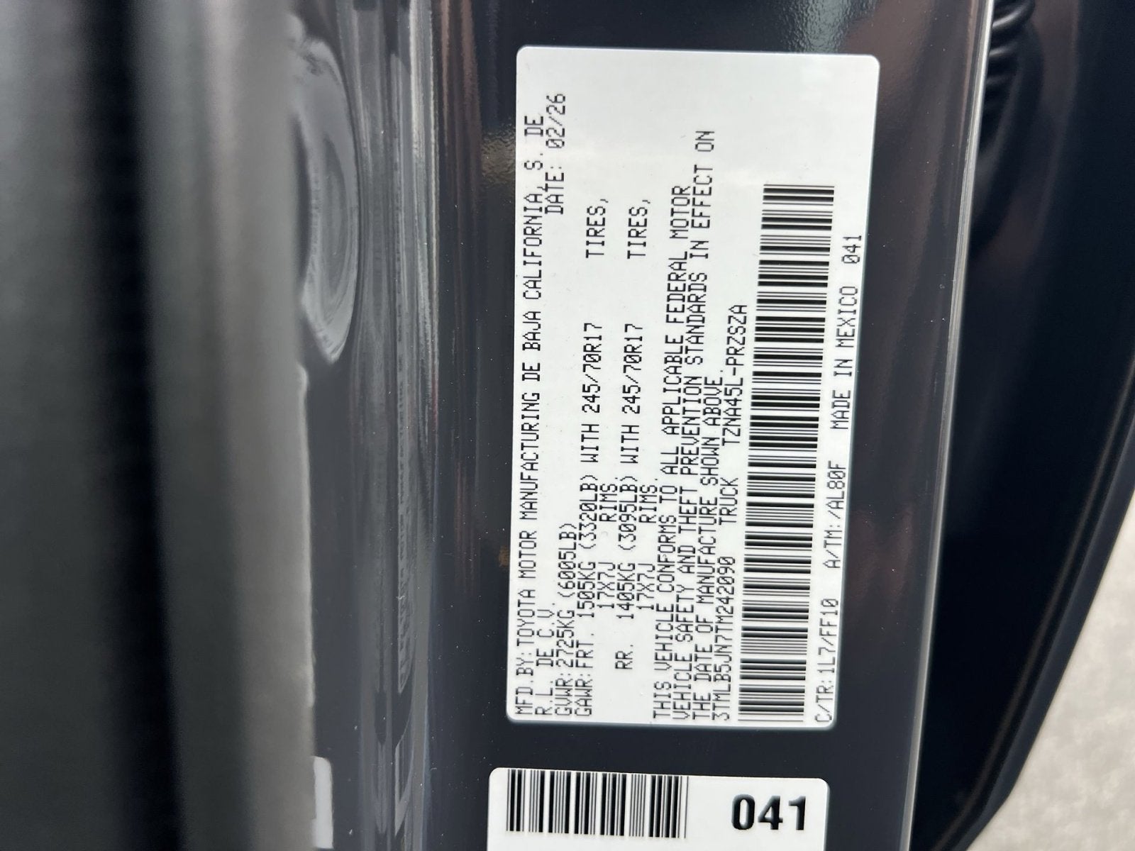 2026 Toyota Tacoma SR5