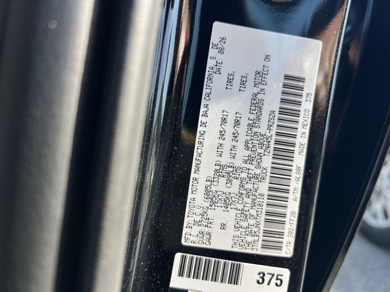 2026 Toyota Tacoma SR5