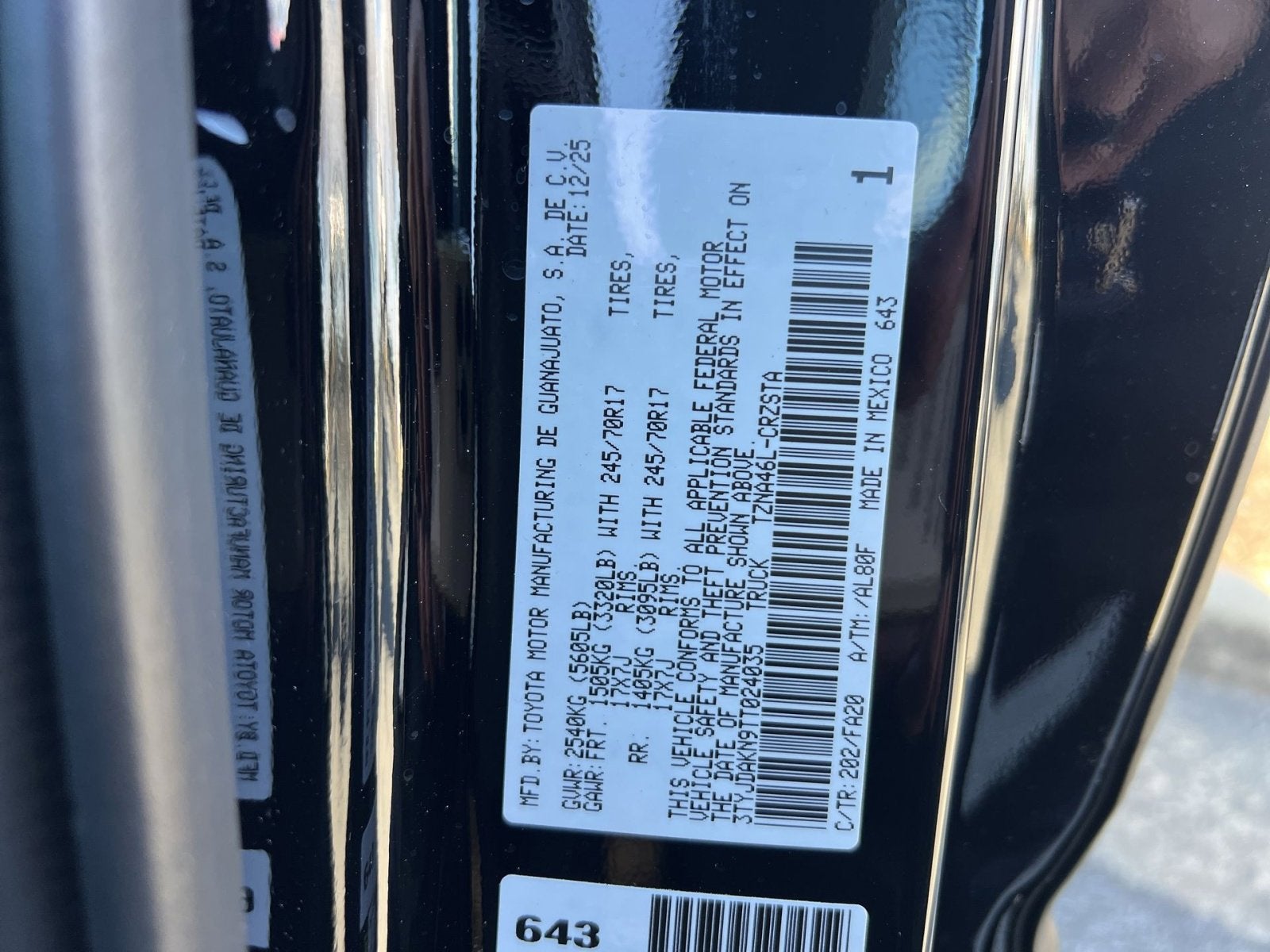 2026 Toyota Tacoma SR