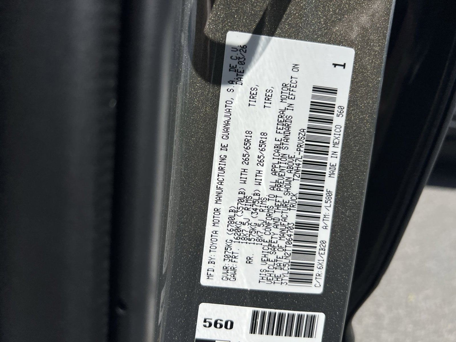 2026 Toyota Tacoma Hybrid Limited