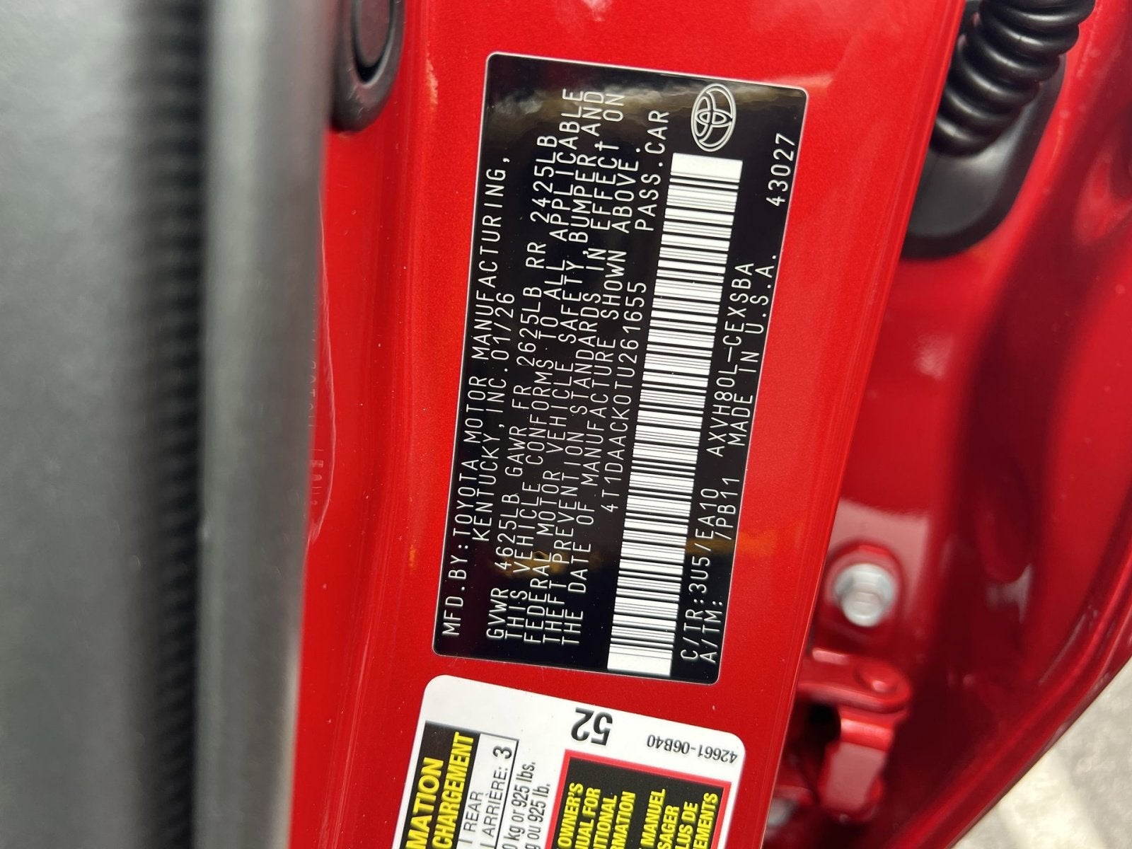 2026 Toyota Camry SE