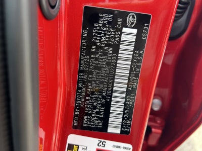 2026 Toyota Camry SE