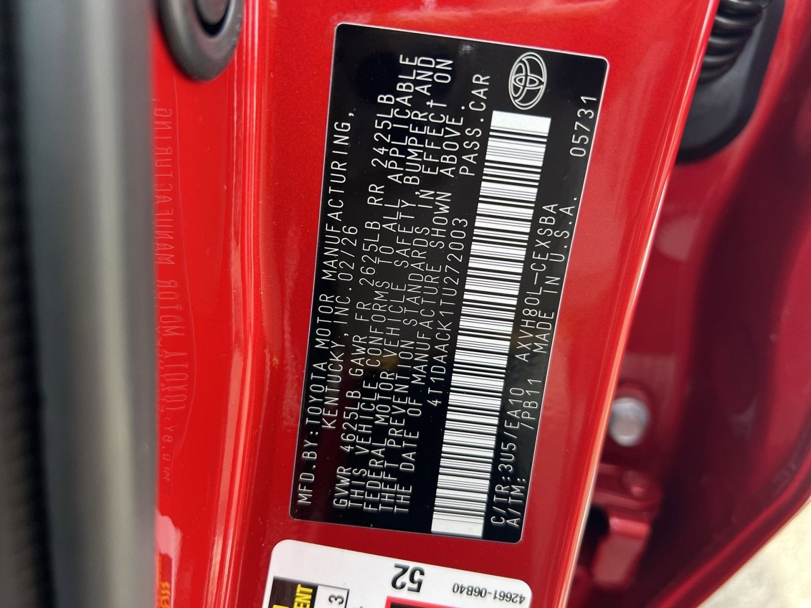 2026 Toyota Camry SE