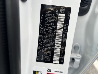 2026 Toyota Camry SE