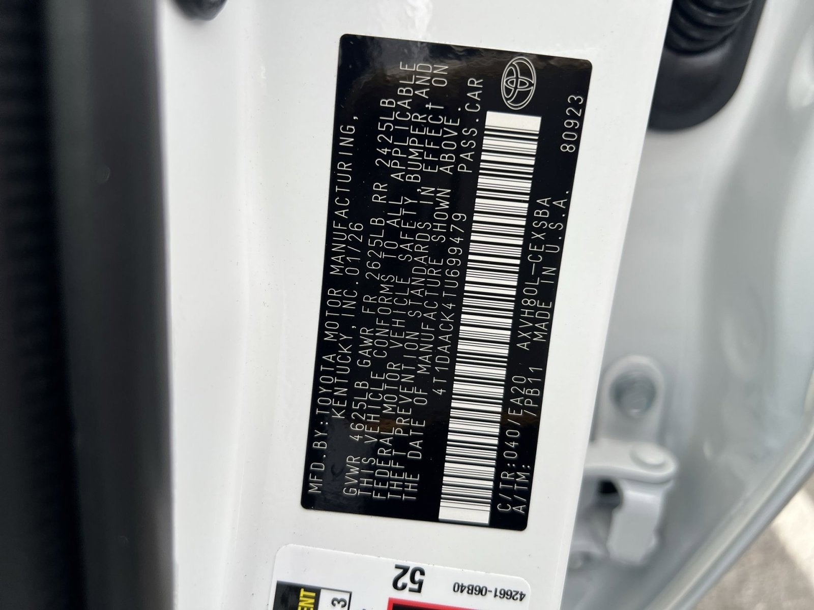 2026 Toyota Camry SE