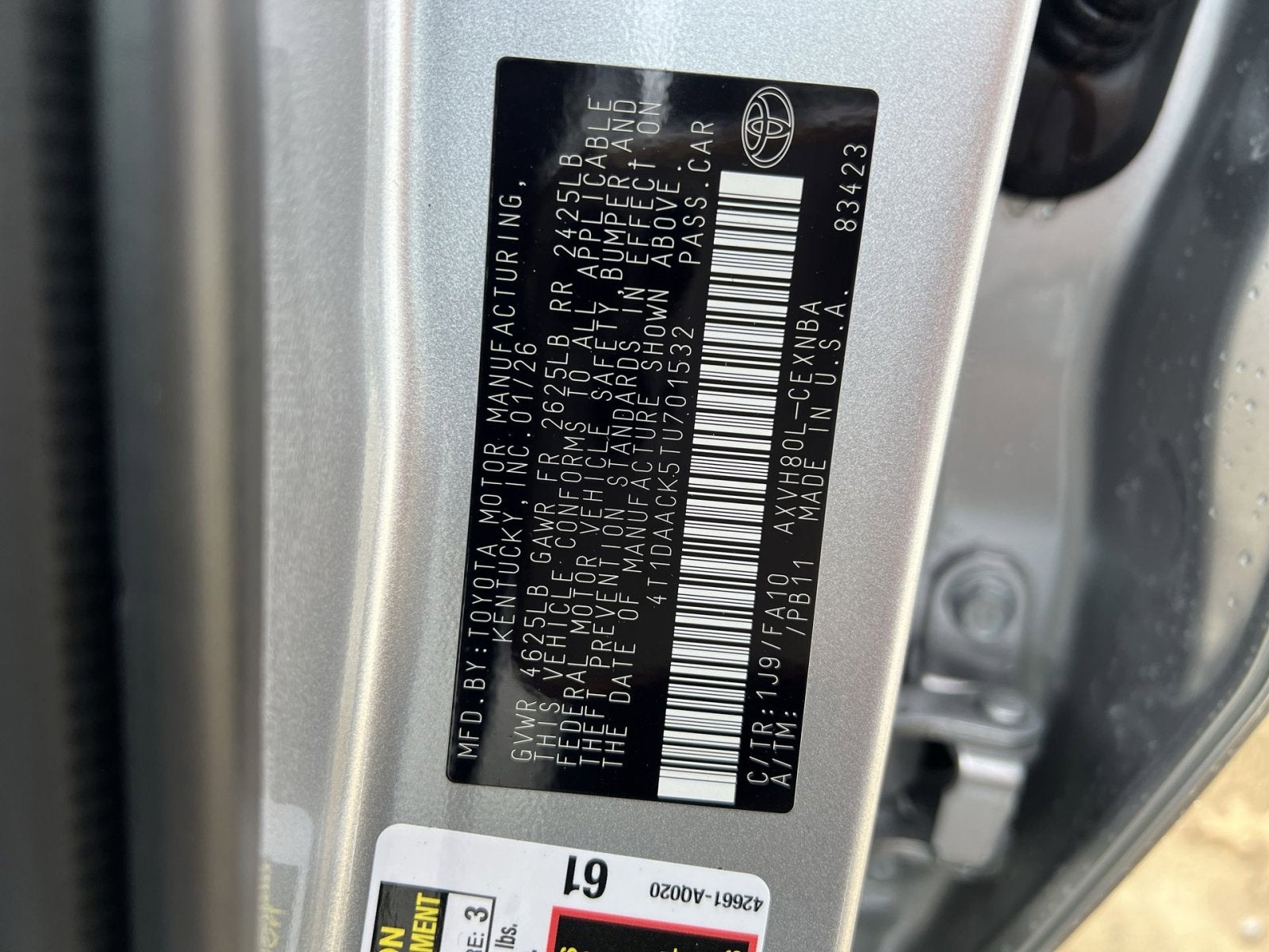 2026 Toyota Camry LE