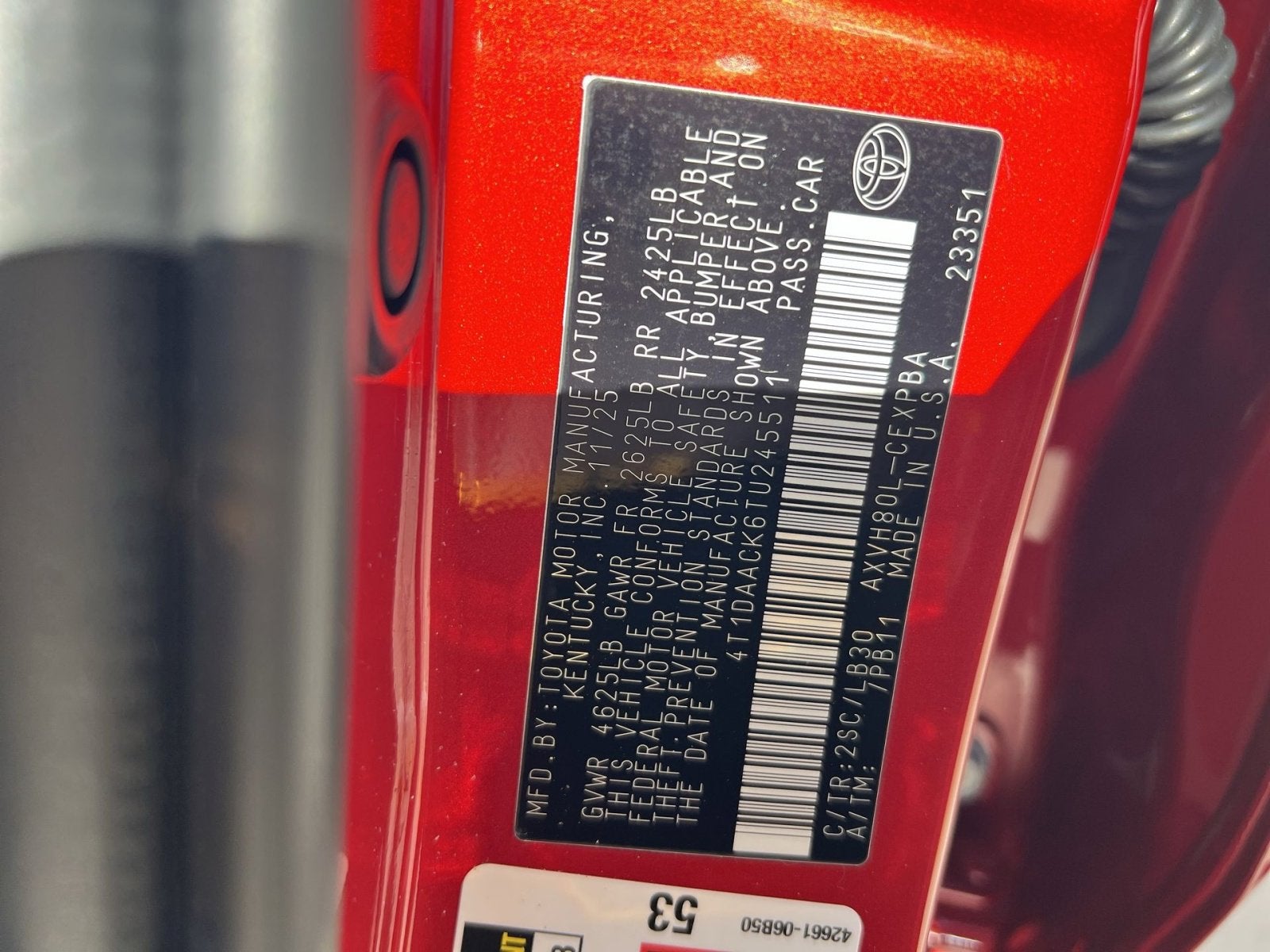 2026 Toyota Camry XSE