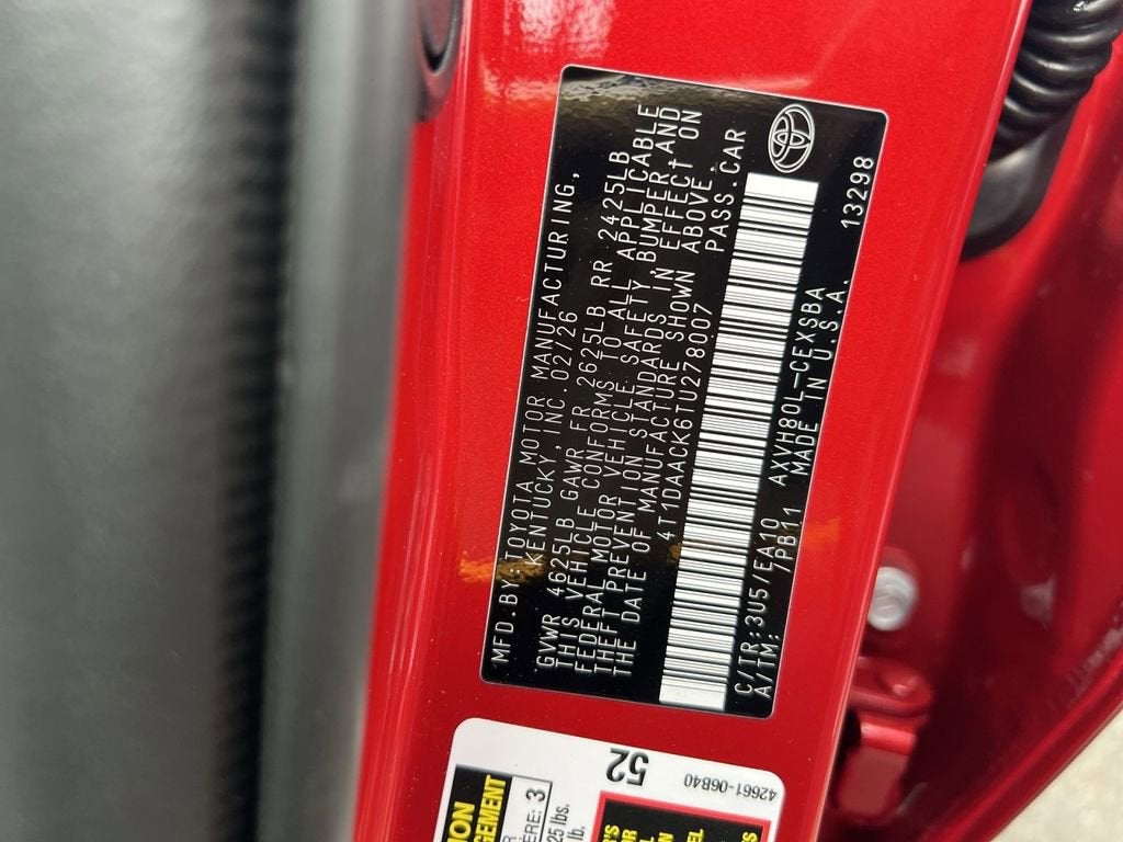 2026 Toyota Camry SE