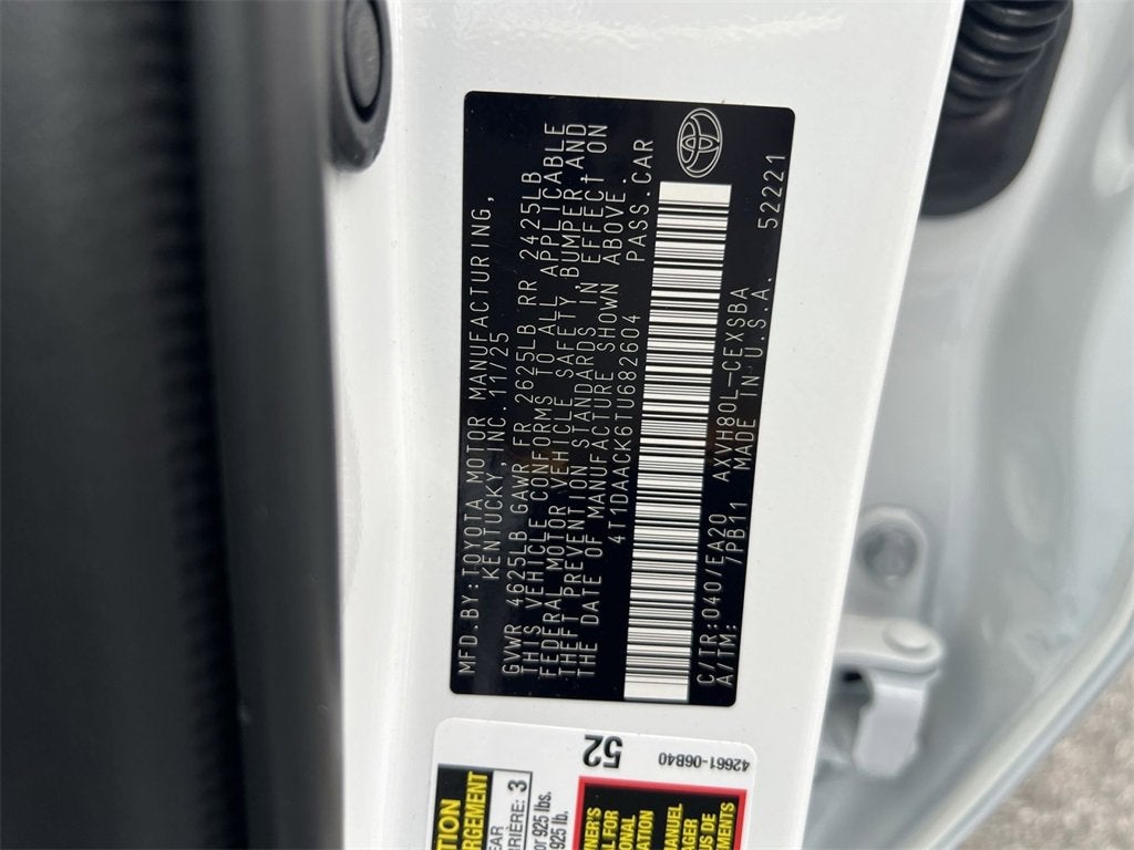 2026 Toyota Camry SE