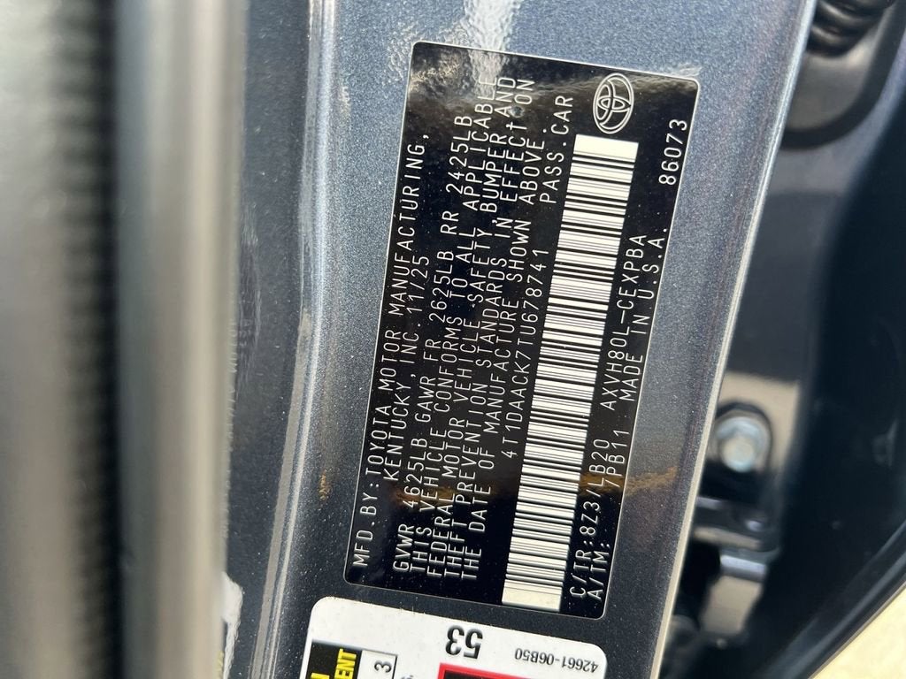 2026 Toyota Camry XSE