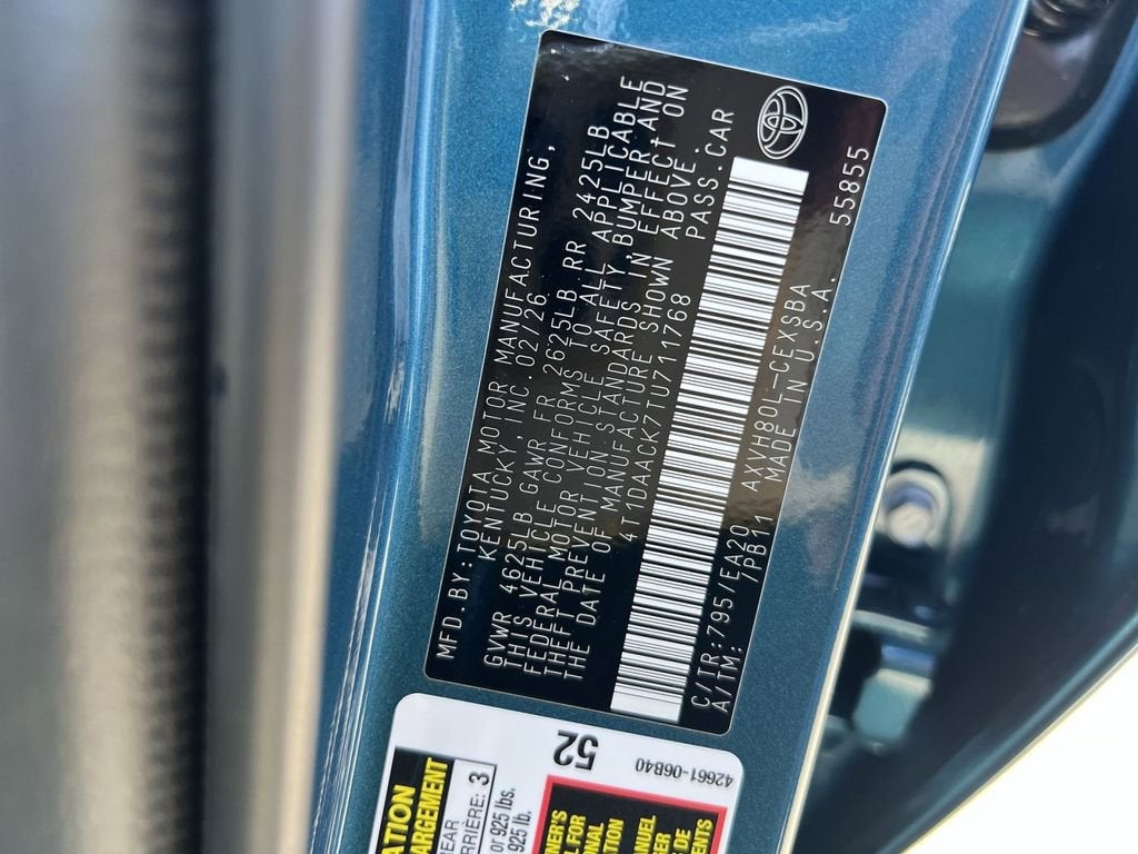 2026 Toyota Camry SE