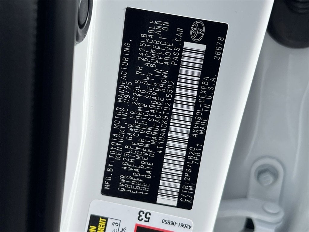 2026 Toyota Camry XSE