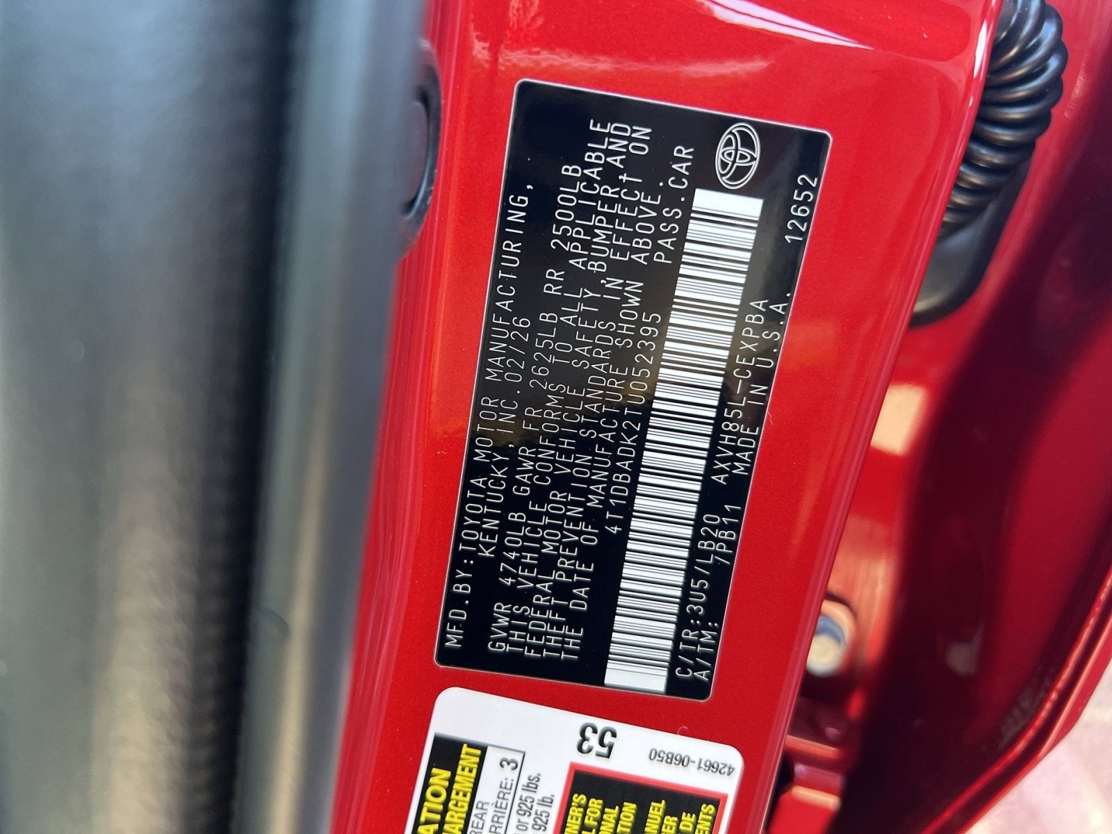 2026 Toyota Camry XSE