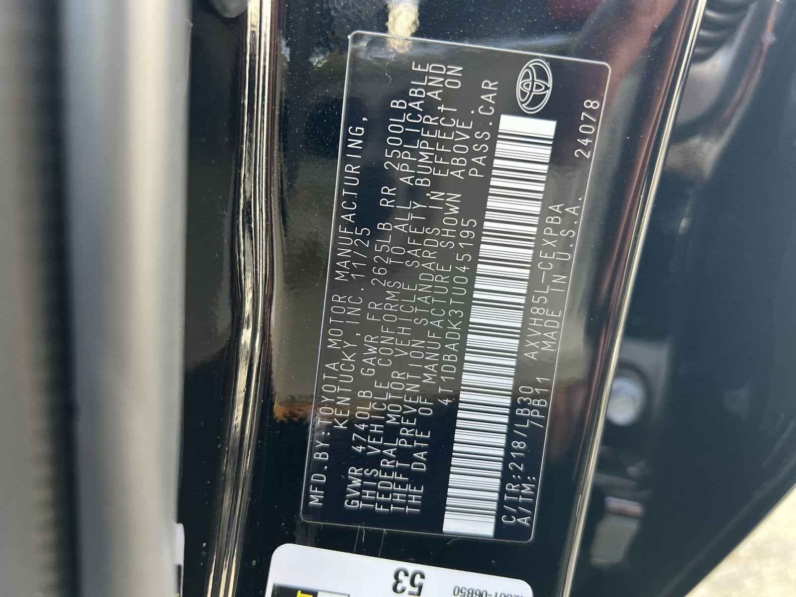 2026 Toyota Camry XSE