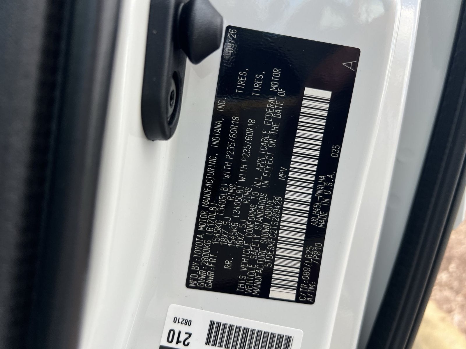 2026 Toyota Sienna Platinum