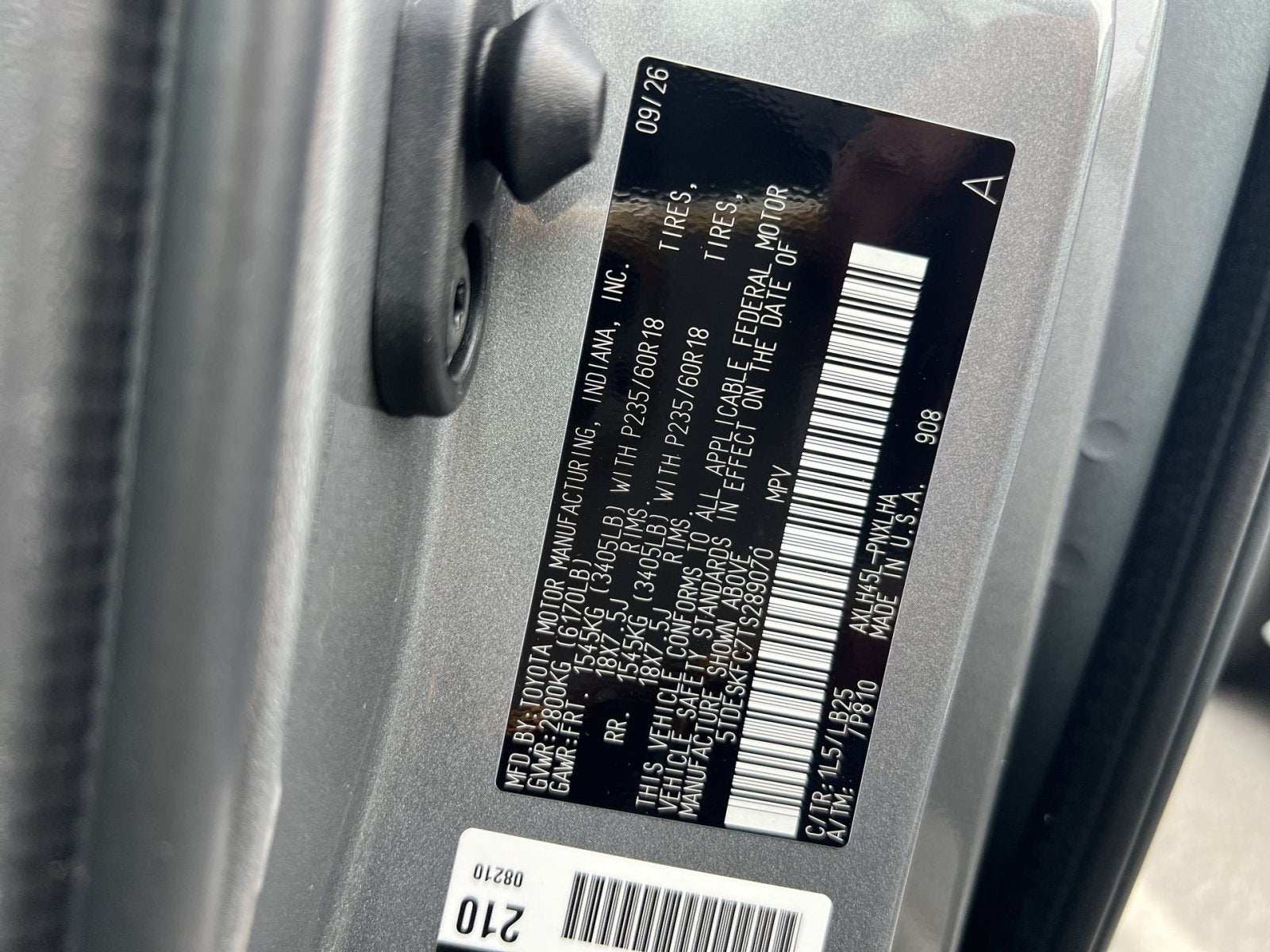 2026 Toyota Sienna Platinum