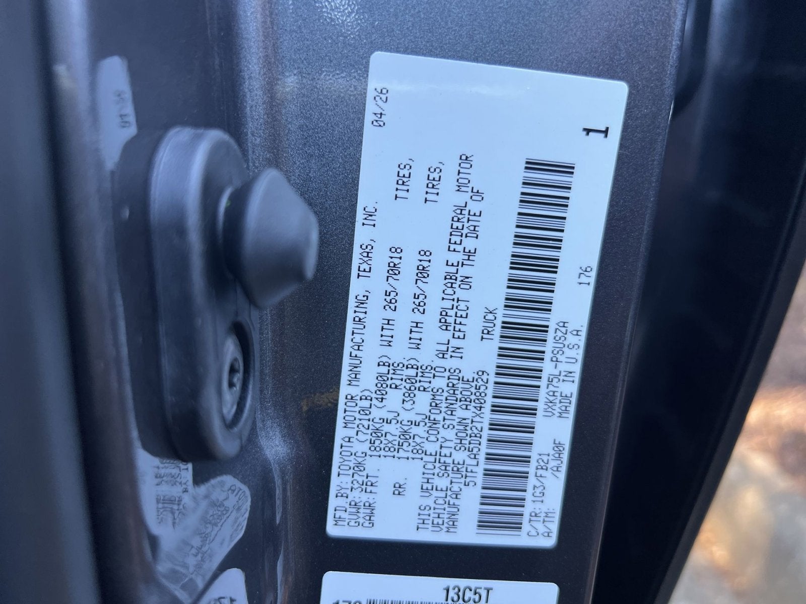 2026 Toyota Tundra SR5