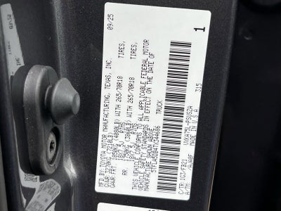 2026 Toyota Tundra SR5