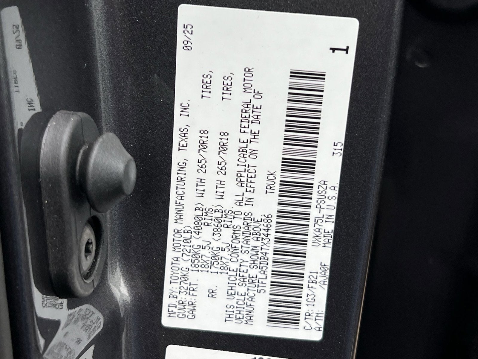 2026 Toyota Tundra SR5