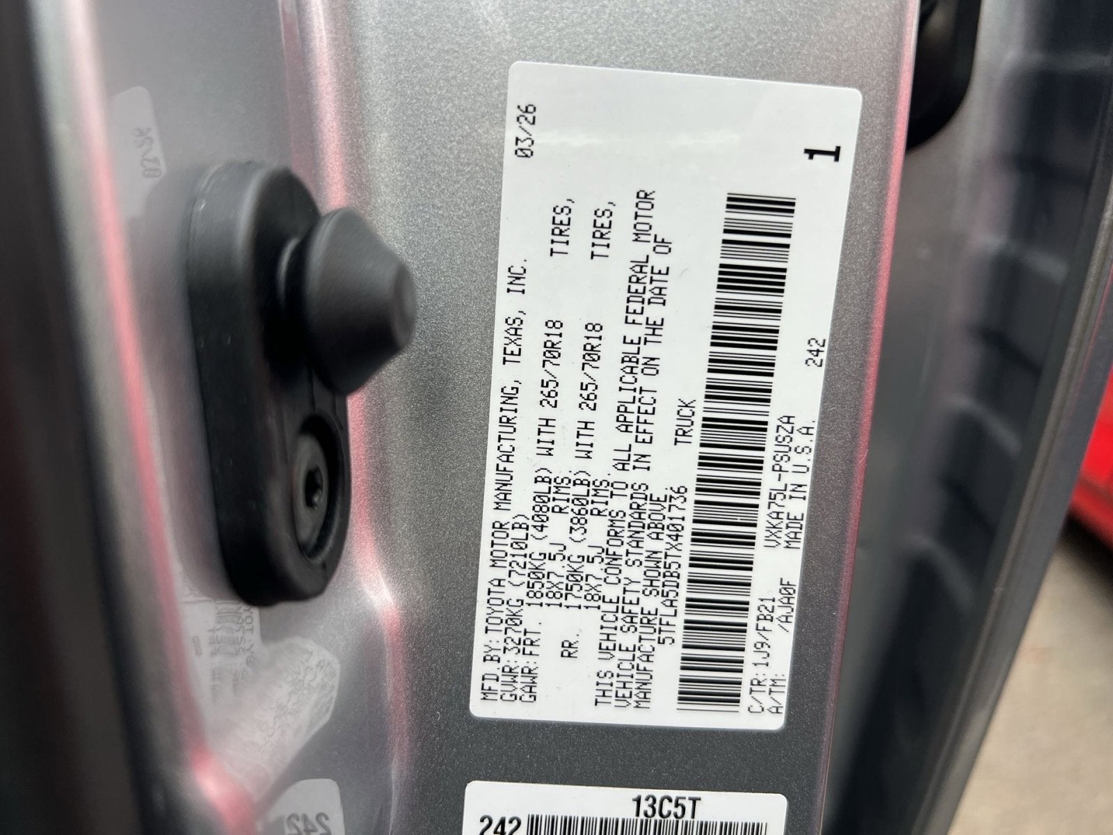 2026 Toyota Tundra SR5
