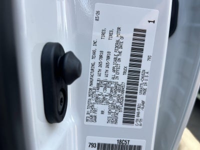 2026 Toyota Tundra SR5