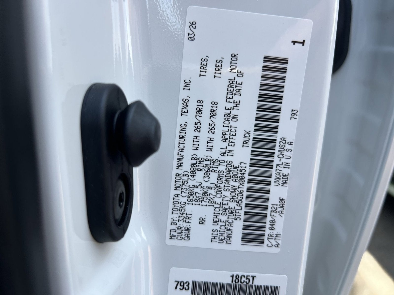 2026 Toyota Tundra SR5