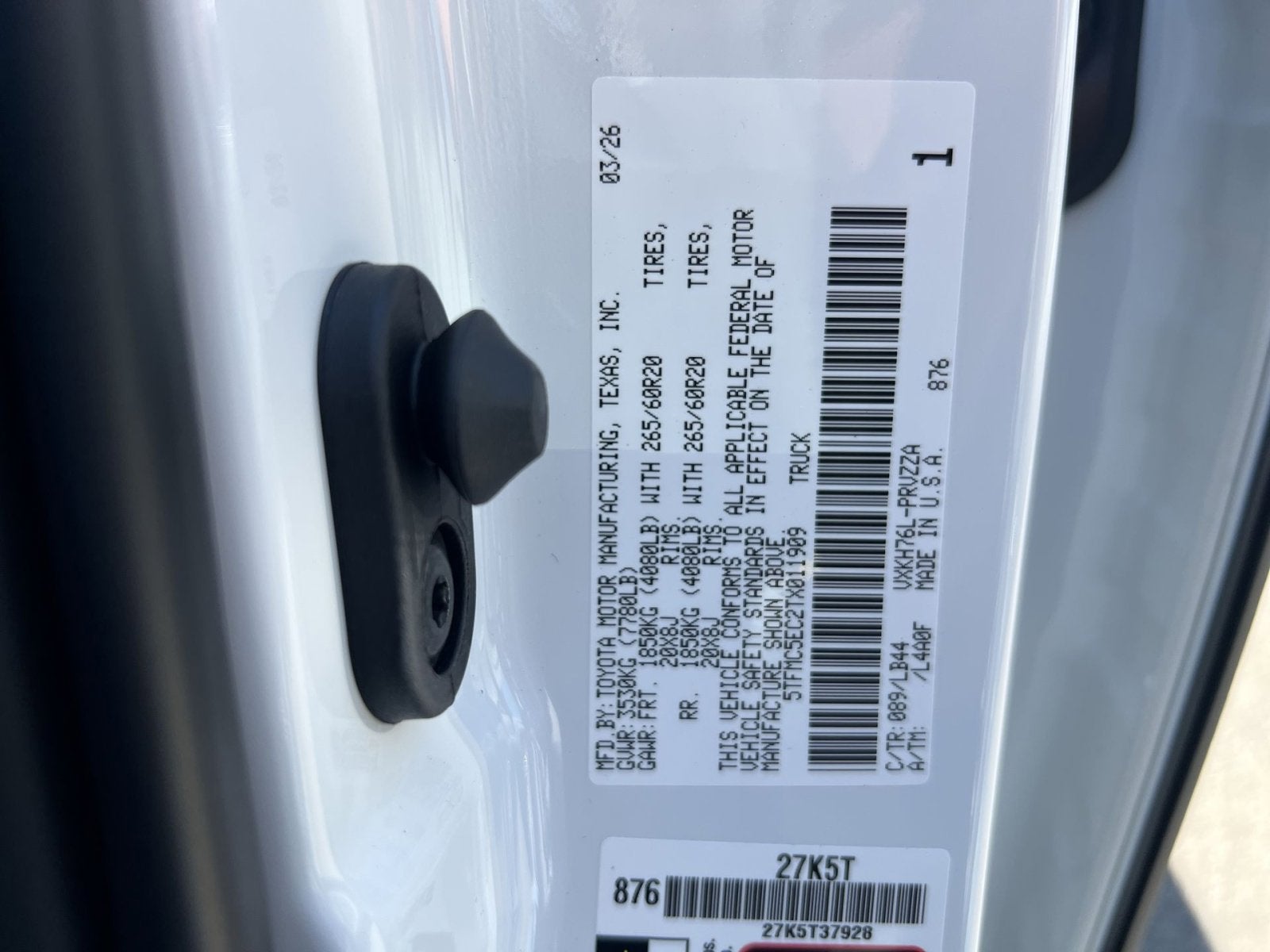 2026 Toyota Tundra Hybrid 1794 Edition