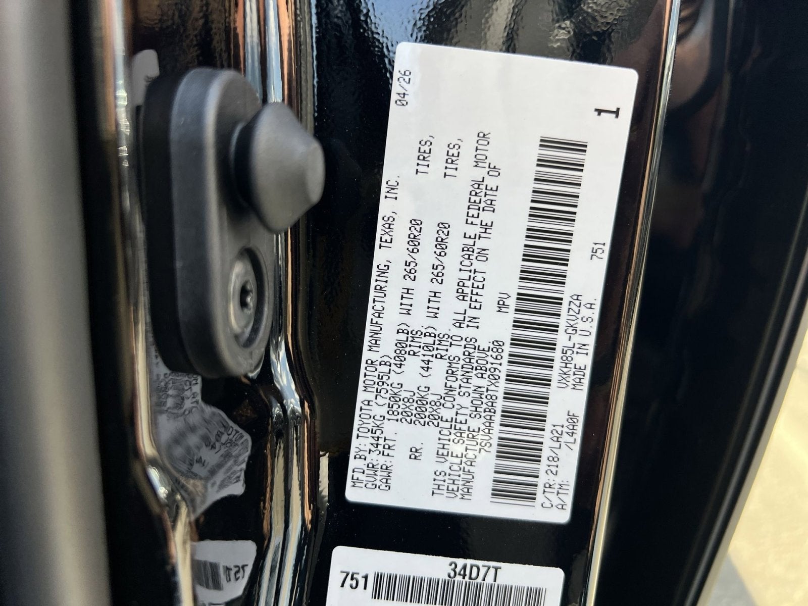 2026 Toyota Sequoia Platinum