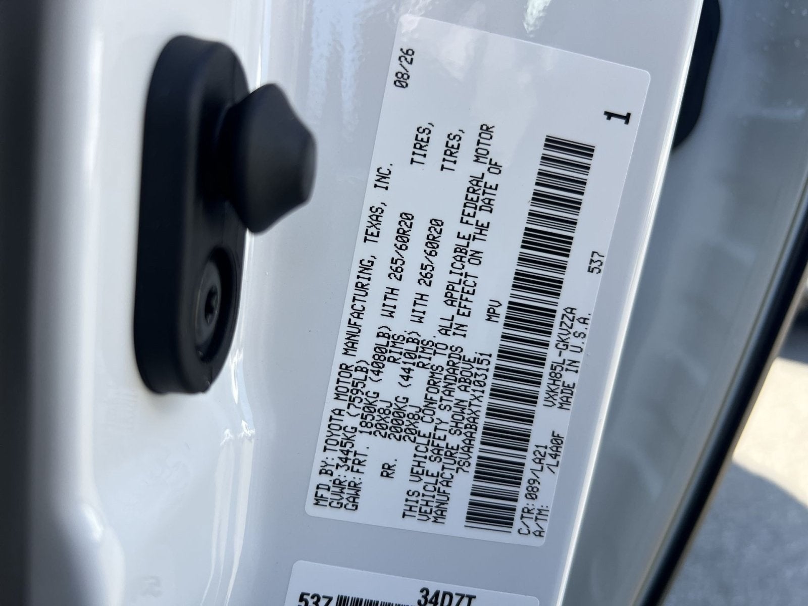 2026 Toyota Sequoia Platinum