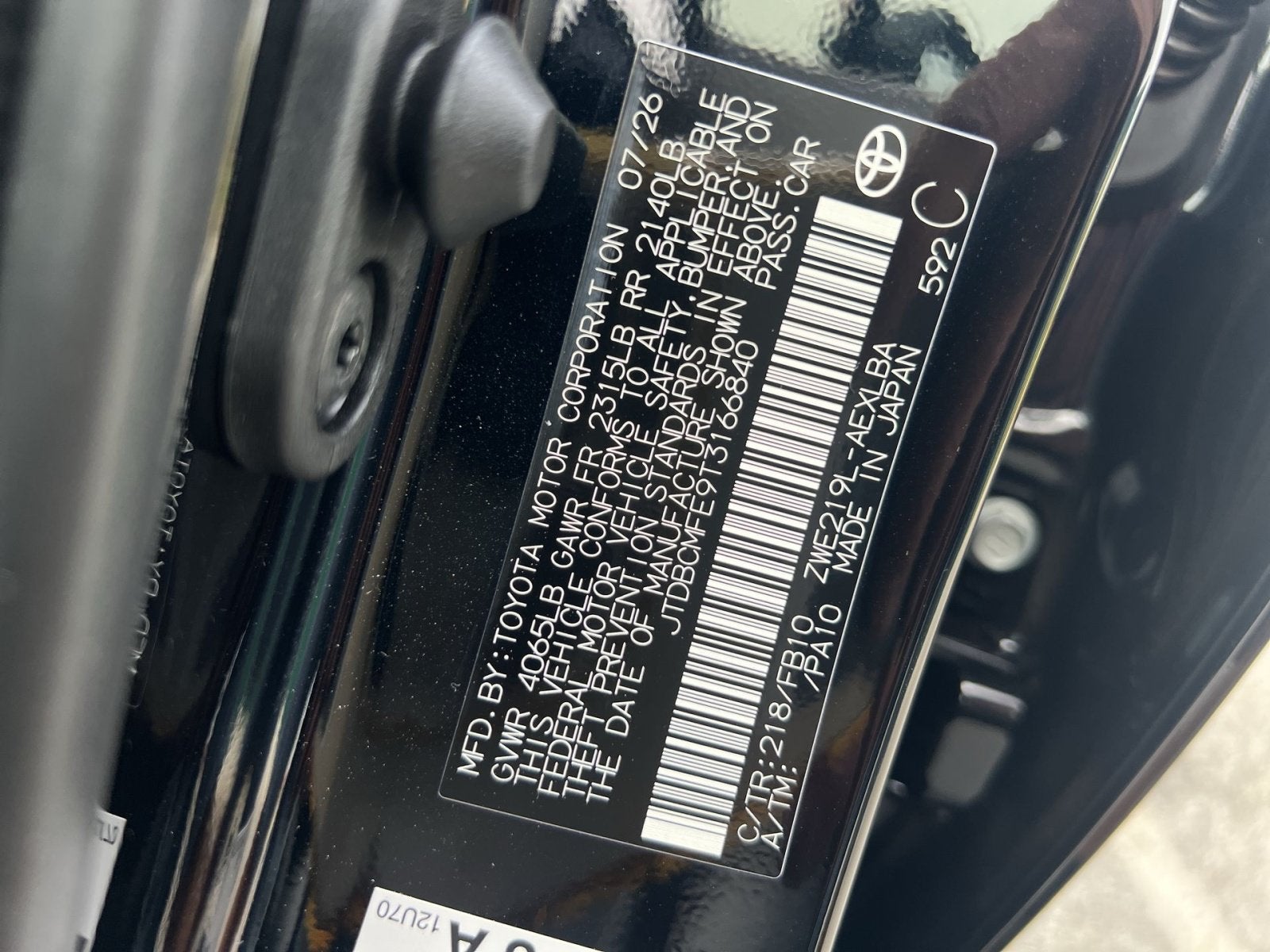 2026 Toyota Corolla Hybrid LE
