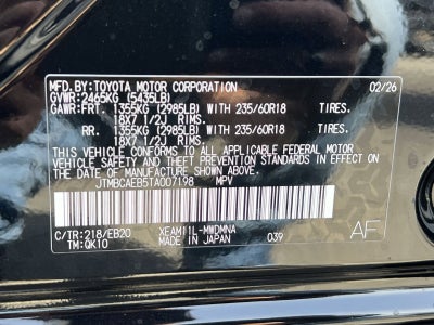 2026 Toyota bZ XLE Plus