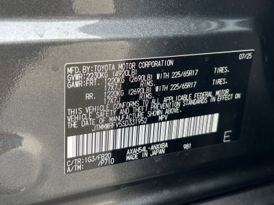 2025 Toyota RAV4 Hybrid LE