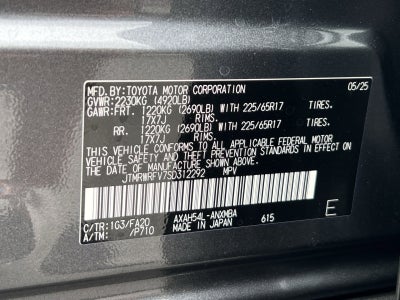 2025 Toyota RAV4 Hybrid XLE