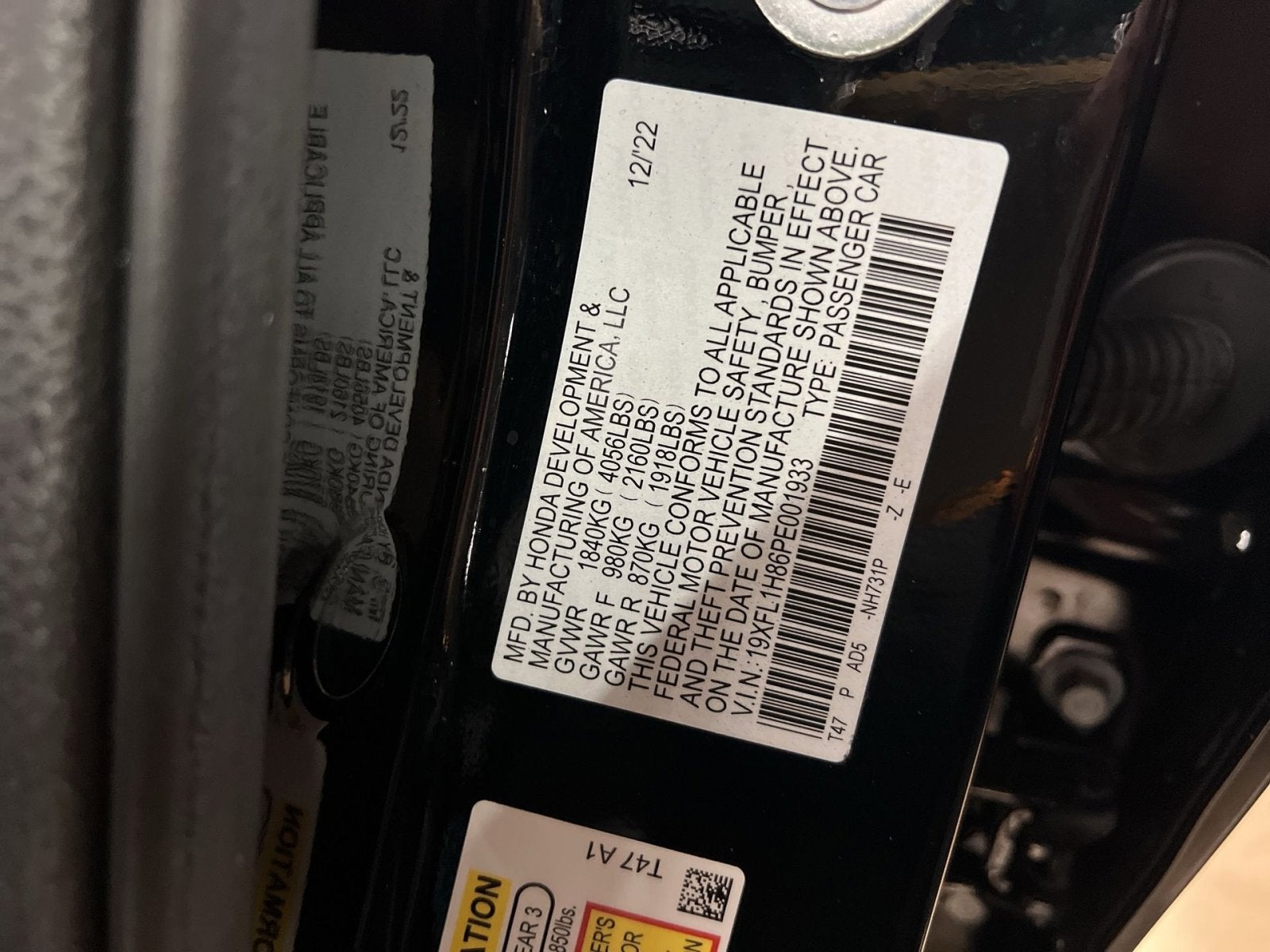 2023 Honda Civic Sport Touring