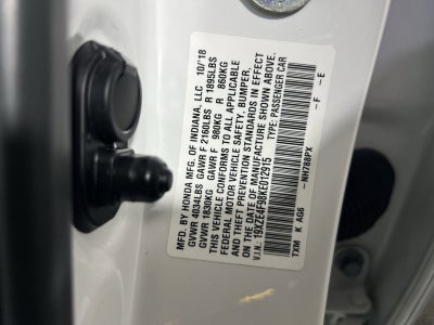 2019 Honda Insight Touring