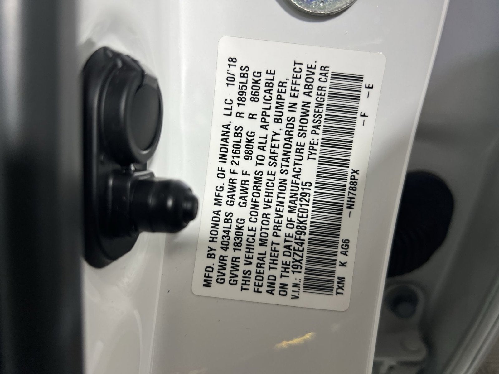 2019 Honda Insight Touring